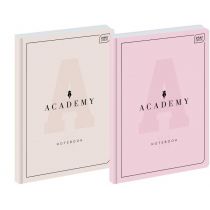 Inter-druk Brulion A4/96K kratka Academy Pastel (5szt) -