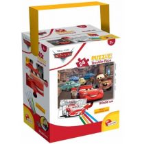 Lisciani Giochi 86139 Disney a Tub Mini 24-Cars-Auta puzzle dla dzieci, wielokolorowe 86139