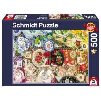 Schmidt Puzzle PQ 500 Kolorowe ozdoby G3 -