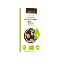 Ekoflorka CZEKOLADA PREMIUM GORZKA Z MIGDAŁAMI BEZGLUTENOWA BIO 85 g - 5904730791458