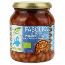 BIO PLANET FASOLKA W SOSIE POMIDOROWYM BIO 360 g - BIO PLANET BP-5902488067399
