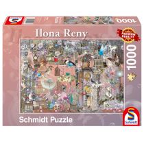 Schmidt Puzzle 1000 elementów ILONA RENY Różowe piękno 5_805426