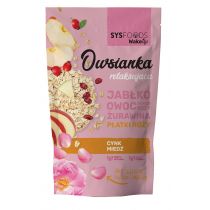 SYS Foods Owsianka RELAKSUJĄCA - jabłko, owoc dzikiej róży, żurawina, płatki róży SYS Foods, 350g 5903776002948