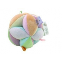 Piłka pluszowa pastelowa 11 cm
