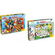 Lisciani Giochi 86528 Disney DF Plus 60 Carica 101 puzzle dla dzieci, wielokolorowe 86528