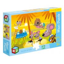 Maxi Puzzle 12 Rajska wyspa Nowa