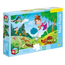 Maxi Puzzle 12 Pieski Nowa