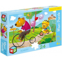 Maxi Puzzle 24 Rowery Nowa