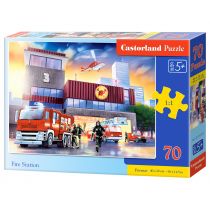 Castorland Puzzle 70 Fire station CASTOR -