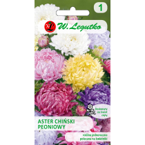 Legutko Aster chiński peoniowy mieszanka PROMOCJA 1g + 0,25g