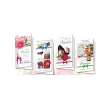 Karnet DL De Lux Urodziny MIX 10szt.)