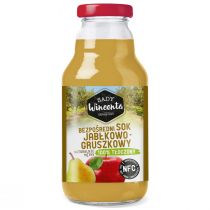 Sady Wincenta Sok 100% jabłkowo-gruszkowy naturalnie mętny tłoczony NFC 330 ml
