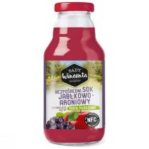 Sady Wincenta Sok 100% jabłkowo-aroniowy naturalnie mętny tłoczony NFC 330 ml