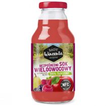 Sady Wincenta Sok 100% wieloowocowy naturalnie mętny tłoczony NFC 330 ml