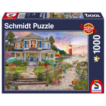 Schmidt Puzzle 1000 elementów Dom na plaży 5_805419