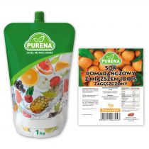 Purena Koncentrat soku pomarańczowego z miąższem 100% zagęszczony na 5l 1 kg