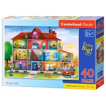 Castorland Puzzle 40 maxi - House Life CASTOR -