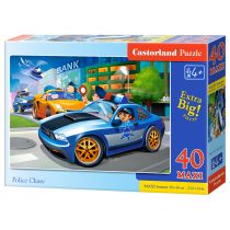 Castorland Puzzle 40 maxi - Police Chase CASTOR -