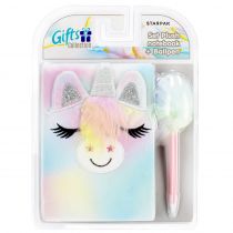 Notes pluszowy Unicorn długopis Nowa