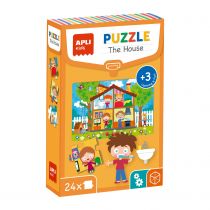 Apli Kids Puzzle edukacyjne 24 elementy Kids - Dom