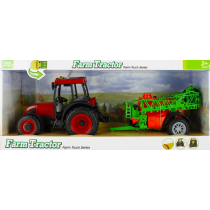 Mega Creative, Traktor Z Maszyną Rolniczą Z Oświetleniem Na Baterie, 500545