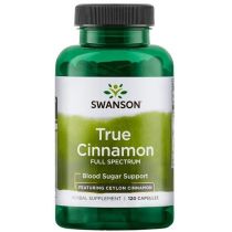 SWANSON Health Products Cynamon Cejloński (True Cinnamon) 300 mg 120 kapsułek