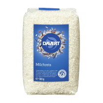 DAVERT (pieczywo, produkty vege) Ryż Biały Okrągły (Mleczny) Bio 500 g - Davert
