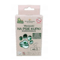 WORKI NA PSIE ODCHODY (KOMPOSTOWALNE I BIODEGRADOWALNE) 3 ROLKI 45 szt - FROGGY