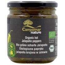 Campomar Nature PAPRYKA JALAPENO ZIELONA KROJONA W ZALEWIE BIO 350 g (130 g) - 8436530677641