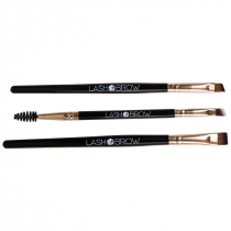 Lash Brow Zestaw pędzli do makijażu brwi Gold