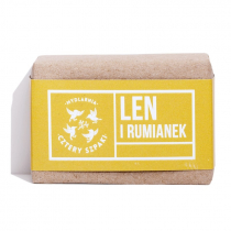 Mydlarnia Cztery Szpaki Cztery Szpaki Mydło naturalne Len i Rumianek 110g 1234605456