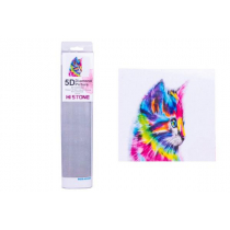 Mozaika Diamentowa 5D Haft Malowanie Kot Kolorowy Tęcza ** KUP Z DOSTAWĄ TEGO SAMEGO DNIA DO NAJWIĘKSZYCH MIAST ** 0000045785