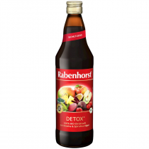 Rabenhorst Sok wieloowocowy detox z burakiem, matcha i spiruliną NFC 750 ml Bio