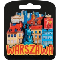 PAN DRAGON Magnes I love Poland Warszawa ILP-MAG-C-WAR-13