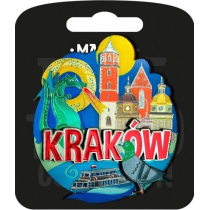 PAN DRAGON Magnes I love Poland Kraków ILP-MAG-C-KRA-19