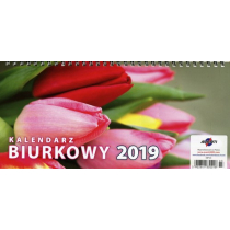 Kalendarz 2019 Biurkowy poprzeczny tulipany