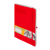 Antra Kalendarz 2022 Impresja B5 czerwony TDW Nowa