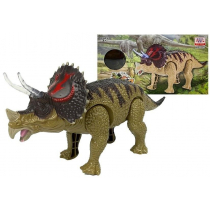 Lean Toys Dinozaur Triceratops Zielony Na Baterie