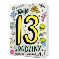 Pan Dragon Karnet B6 Urodziny 13 HM200-2459