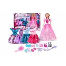 Modna lalka Natalia z zestawem sukienek 29 cm - Artyk