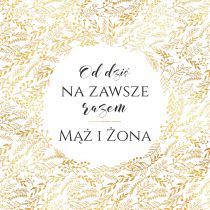 Karnet KWD z bilecikiem HS Ślub Złoty Nowa