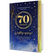 Karnet B6 Urodziny 70 - Pan Dragon