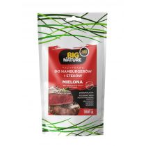 Big Nature Przyprawa do hamburgerów i steków mielona bez soli i chemii 200 g