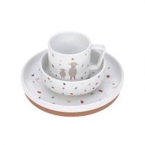 Lassig Komplet naczyń z porcelany Tiny Farmer Owieczka/Gąska