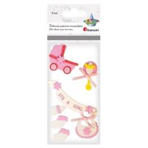 Naklejki piankowe 3D akcesoria noworodka 8szt