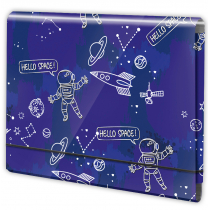 Penmate Teczka łamana A4 na gumkę T 0108 Kosmos