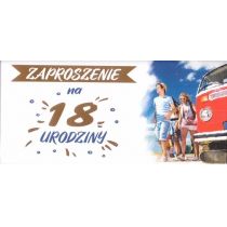 AbCard Zaproszenie Urodziny Z116 10 szt.