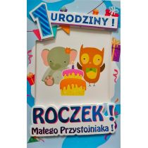 Yeku Karnet Roczek chłopiec 6K-014