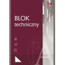 Unipap Blok techniczny z białymi kartkami A4, 10 kartek