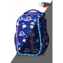Patio CoolPack Strike S Plecak Szkolny Świecący LED Unicorns A18208